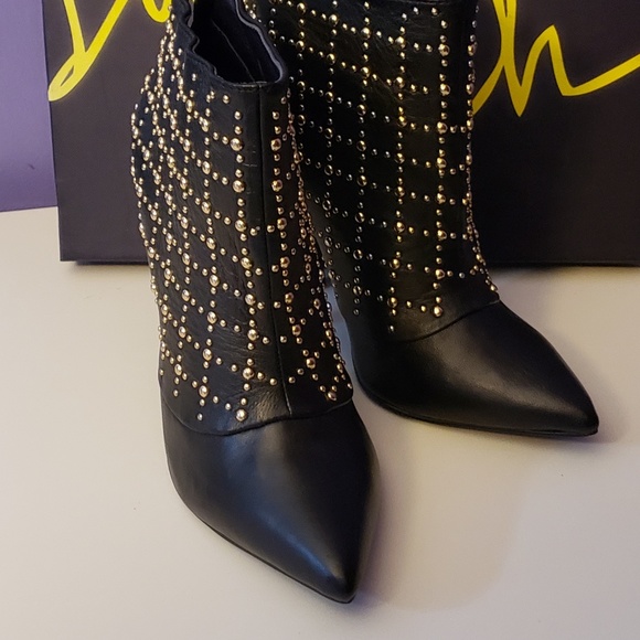 Diane Studded Booties in Black by Taylor Trash - Picture 5 of 8